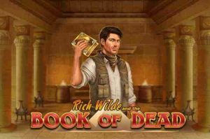 Tela do jogo Book of Dead no 3355bet cassino.